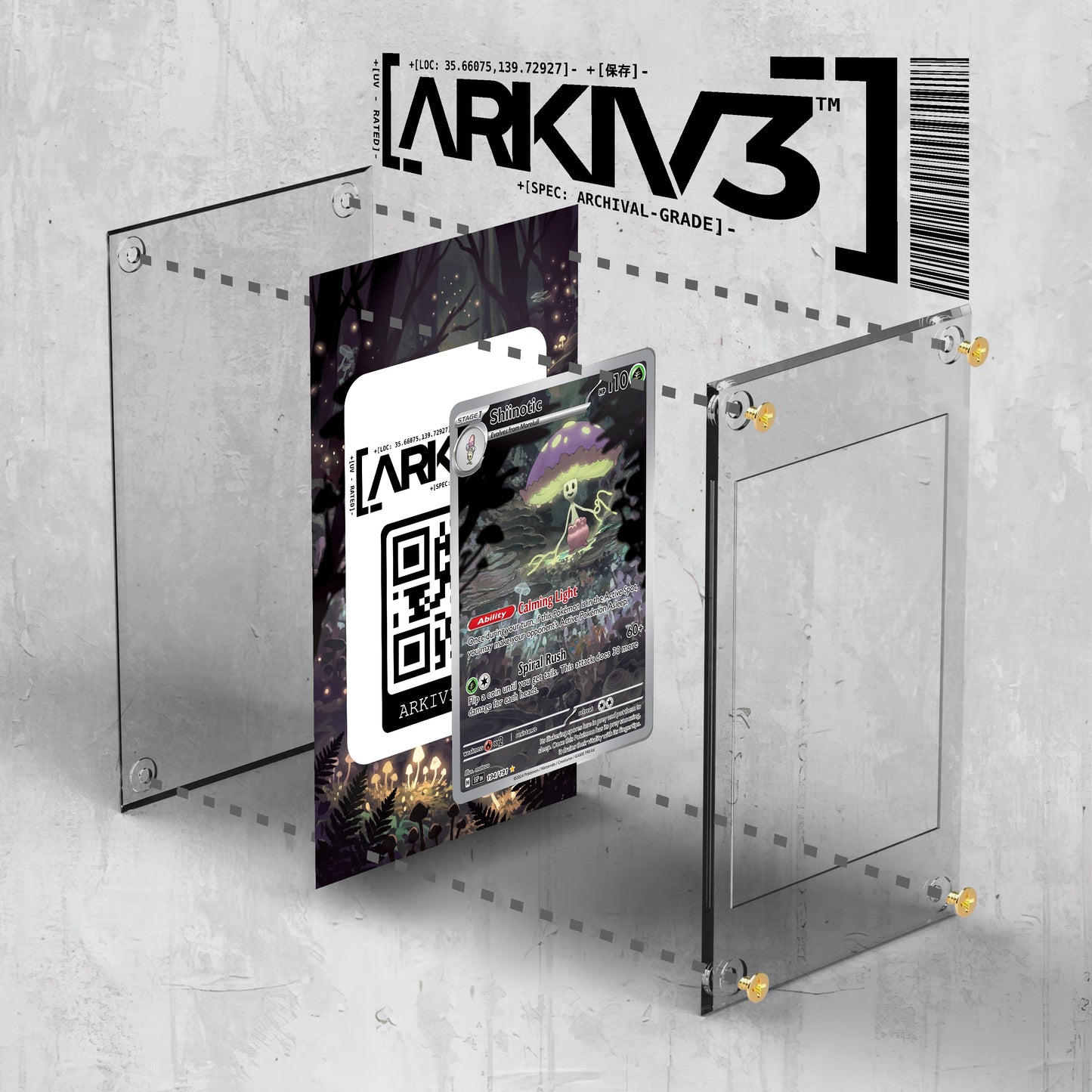 [UNIT: 194/191] // Shiinotic Extended Art Display Case - Raw