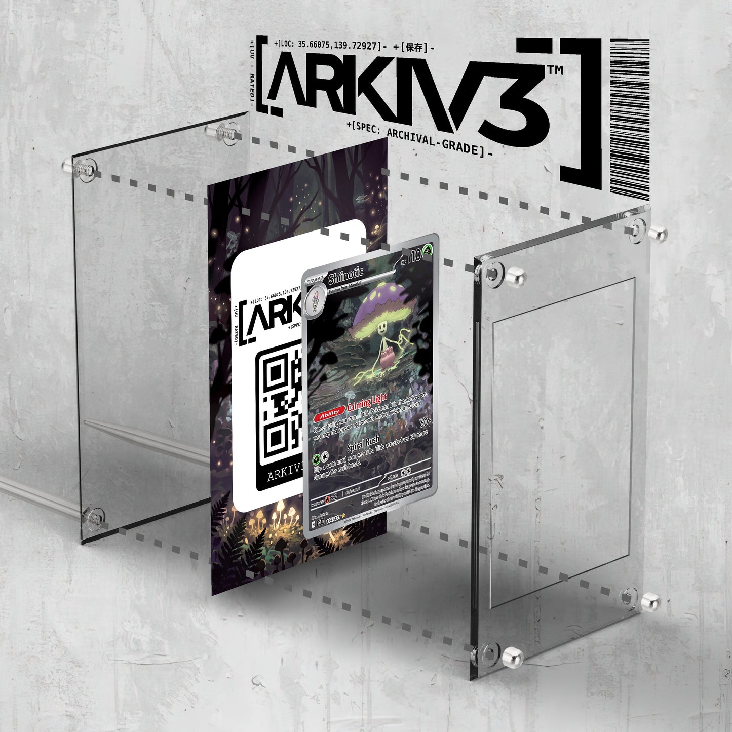 [UNIT: 194/191] // Shiinotic Extended Art Display Case - Raw