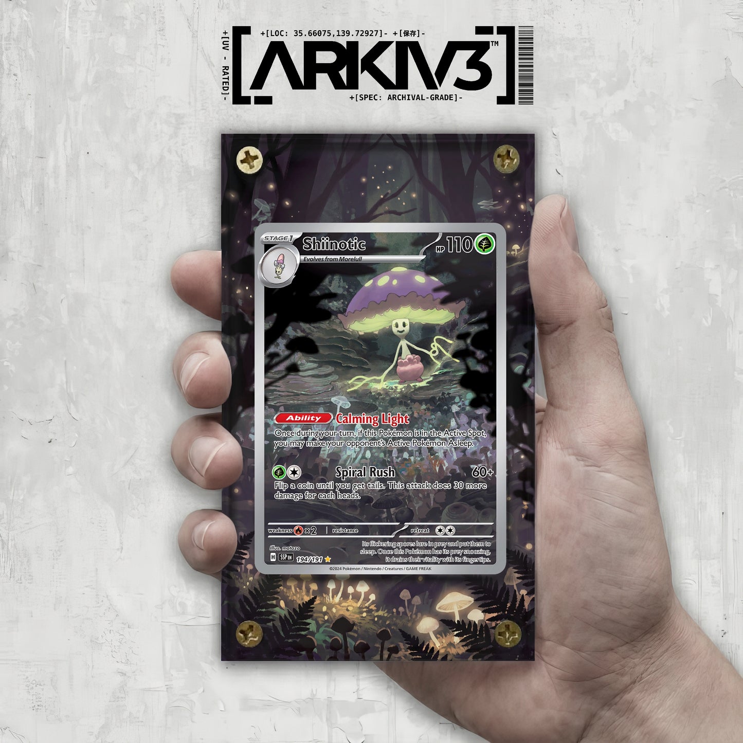 [UNIT: 194/191] // Shiinotic Extended Art Display Case - Raw