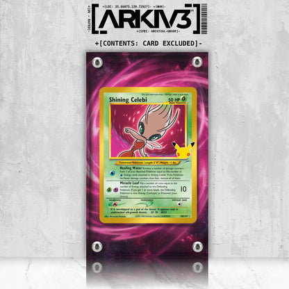 [UNIT: 106/105] // Shining Celebi Extended Art Display Case - Raw