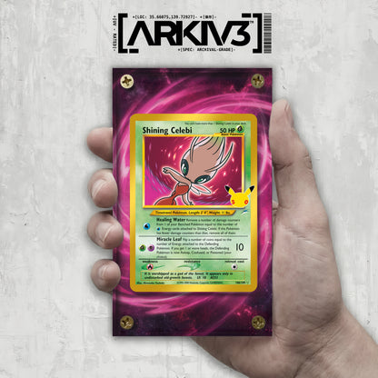 [UNIT: 106/105] // Shining Celebi Extended Art Display Case - Raw