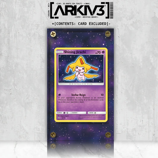 [UNIT: 42/73] // Shining Jirachi Extended Art Display Case - Raw
