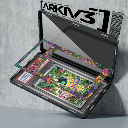 ARKIV3 PSA graded exploded mockup