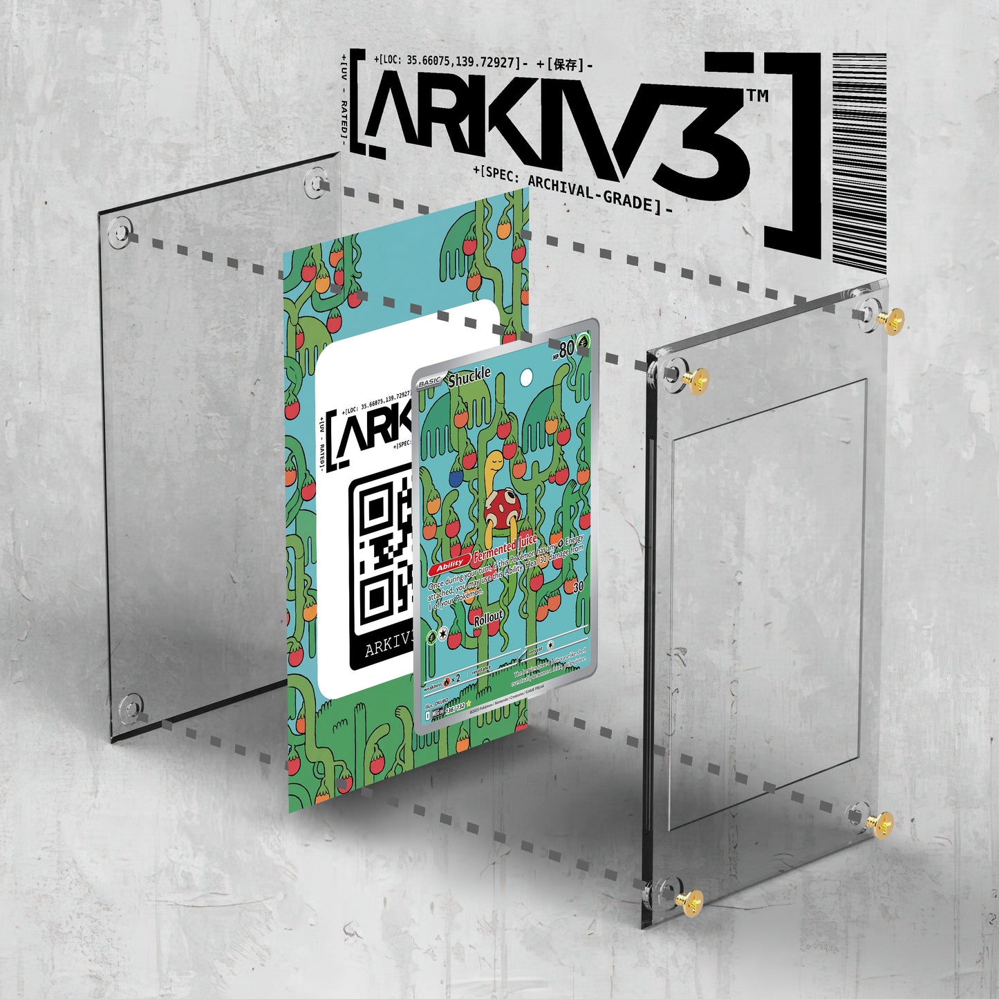 [UNIT: 136/132] // Shuckle Extended Art Display Case - Raw
