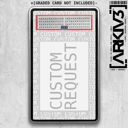 Custom Extended Art Display Case - Graded