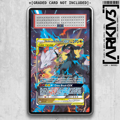 [UNIT: 157/236] // Reshiram & Zekrom GX Extended Art Display Case - Graded