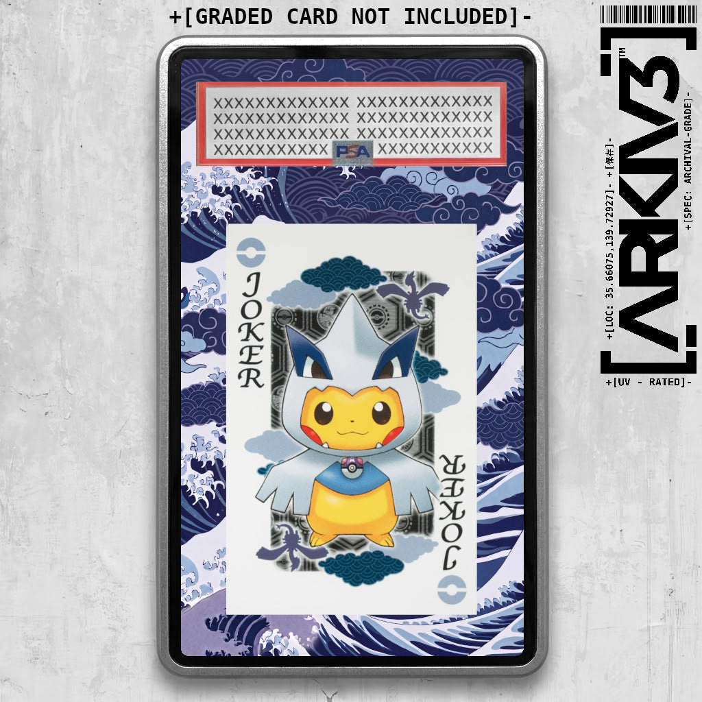 Maiko & Okuge Lugia Poncho Pikachu Joker Extended Art Display Case - Graded