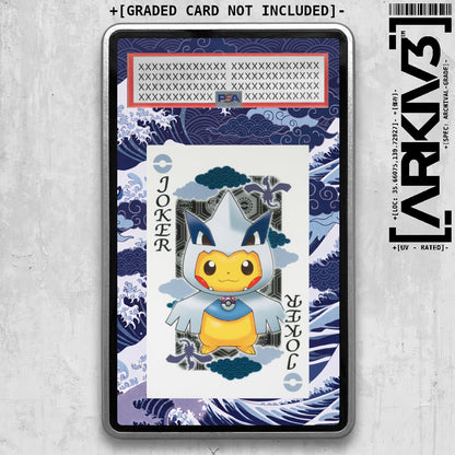 Maiko & Okuge Lugia Poncho Pikachu Joker Extended Art Display Case - Graded