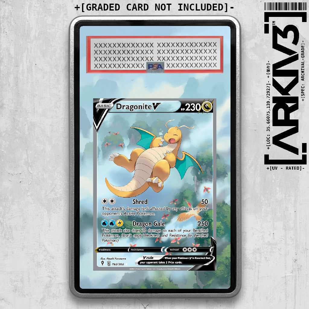 [UNIT: 192/203 // Dragonite V Extended Art Display Case - Graded