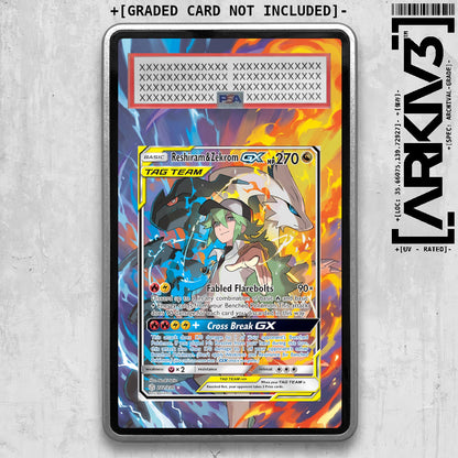[UNIT: 222/236] // Reshiram & Zekrom GX Extended Art Display Case - Graded