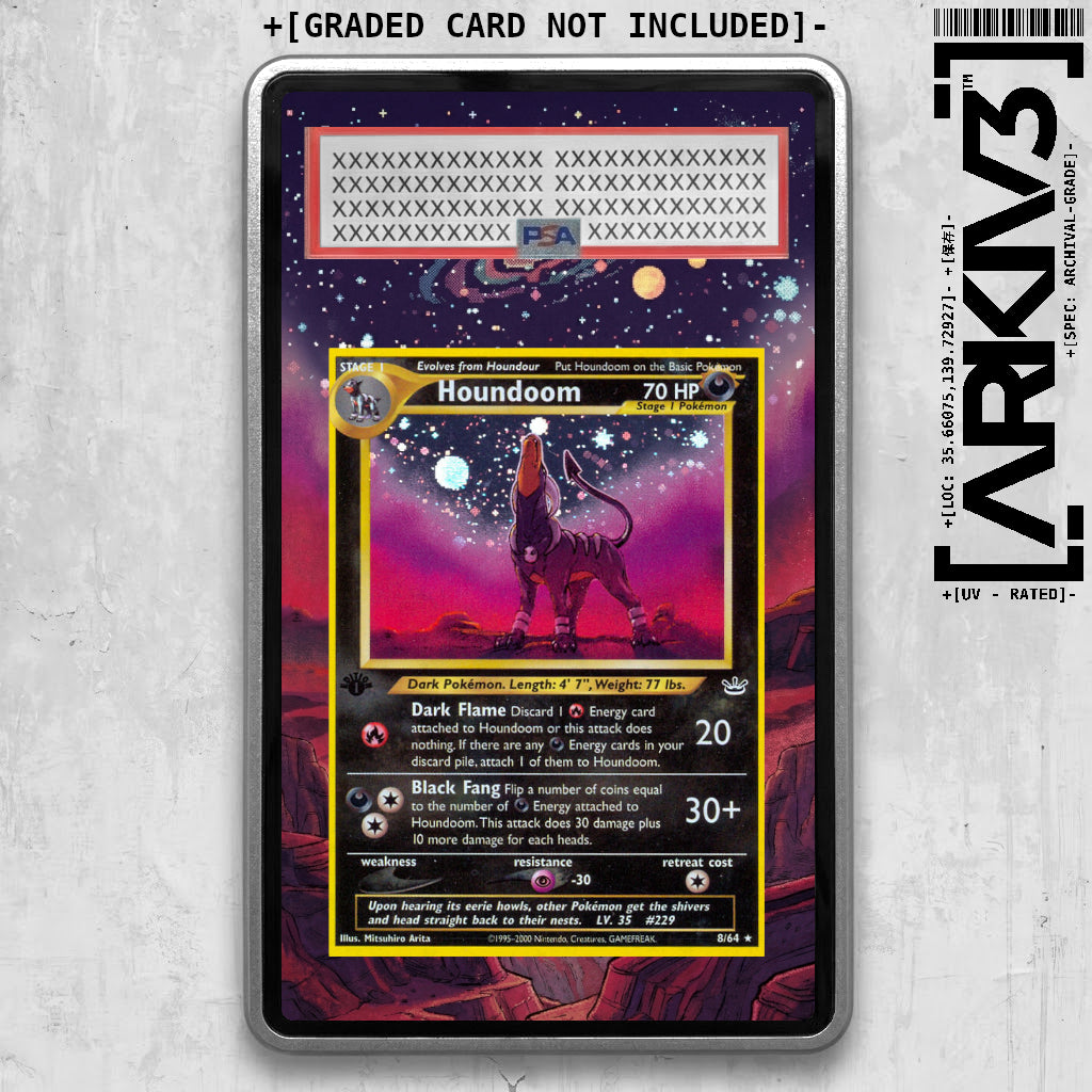 [UNIT: 8/64] // Houndoom Extended Art Display Case - Graded