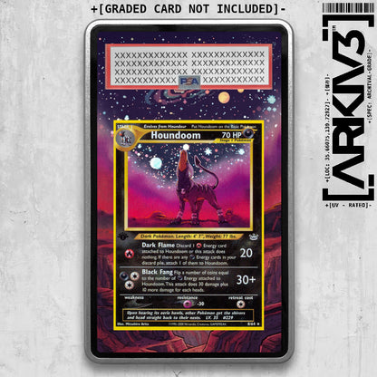 [UNIT: 8/64] // Houndoom Extended Art Display Case - Graded