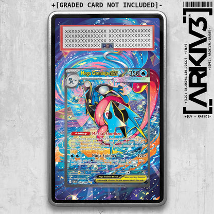 [UNIT: 116/086] // Mega Greninja ex Extended Art Display Case - Graded
