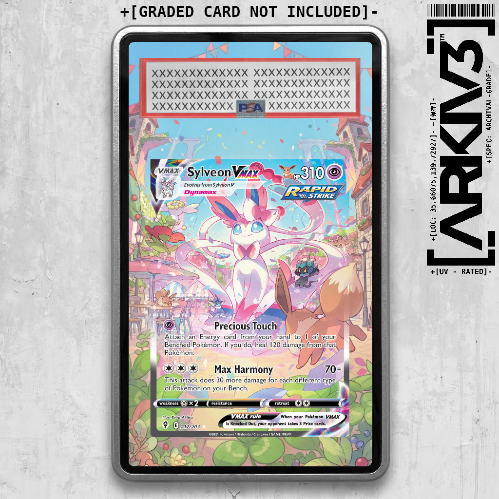 [UNIT: 212/203 // Sylveon Vmax Extended Art Display Case - Graded