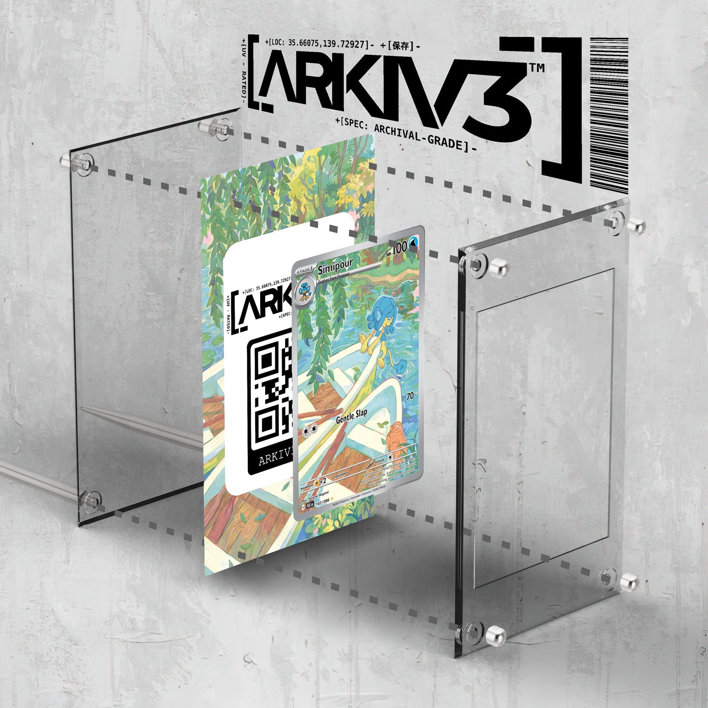 [UNIT: 102/86] // Simipour Extended Art Display Case - Raw