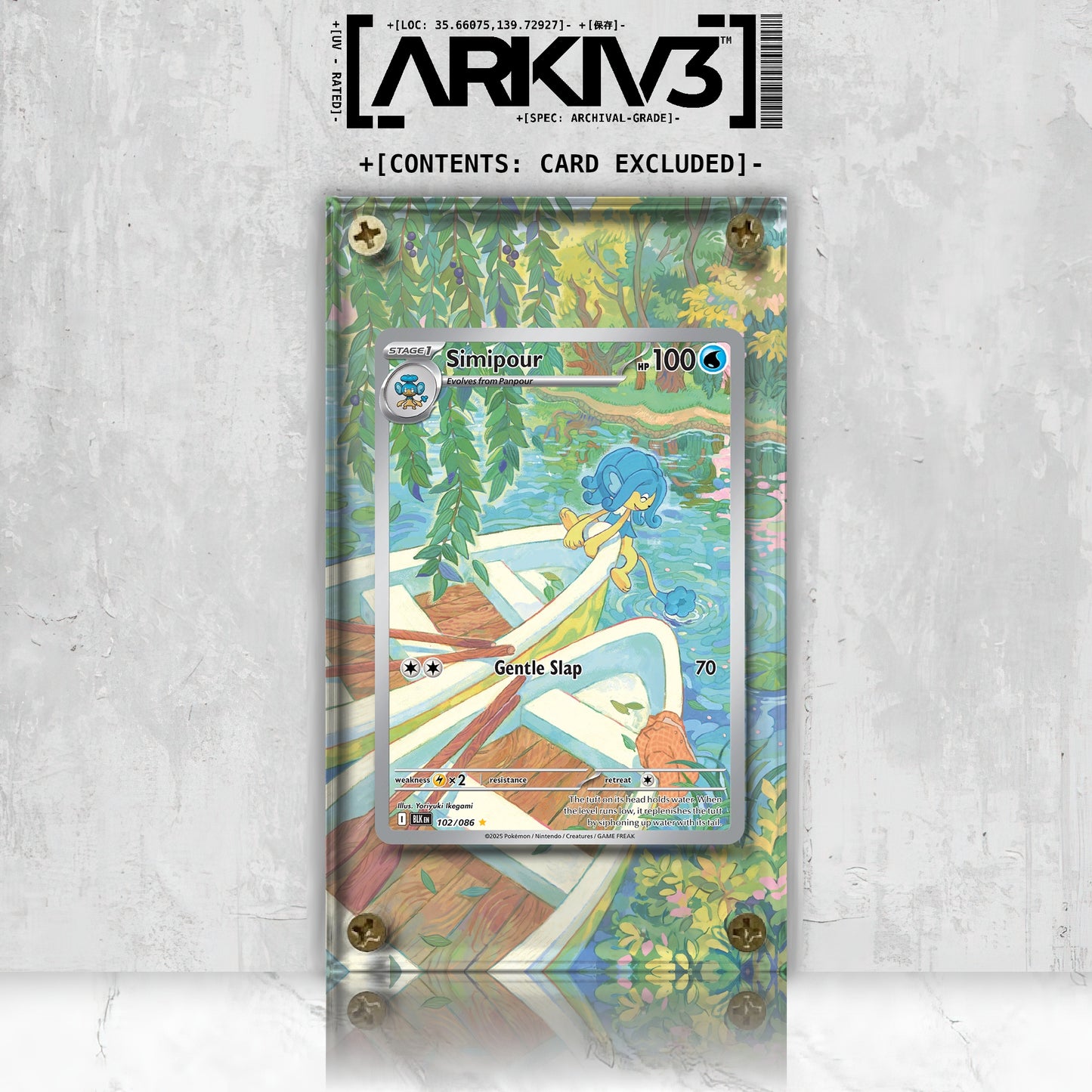 [UNIT: 102/86] // Simipour Extended Art Display Case - Raw