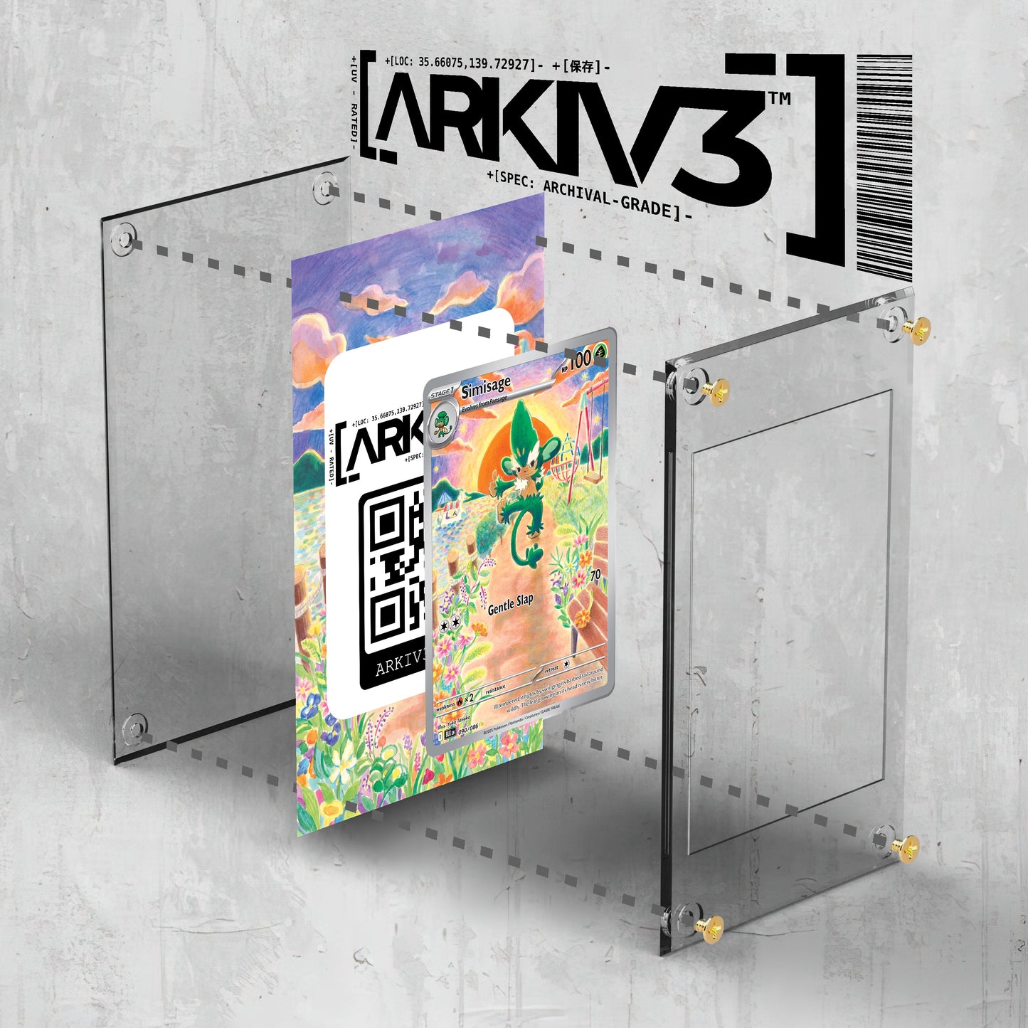 [UNIT: 90/86] // Simisage Extended Art Display Case - Raw