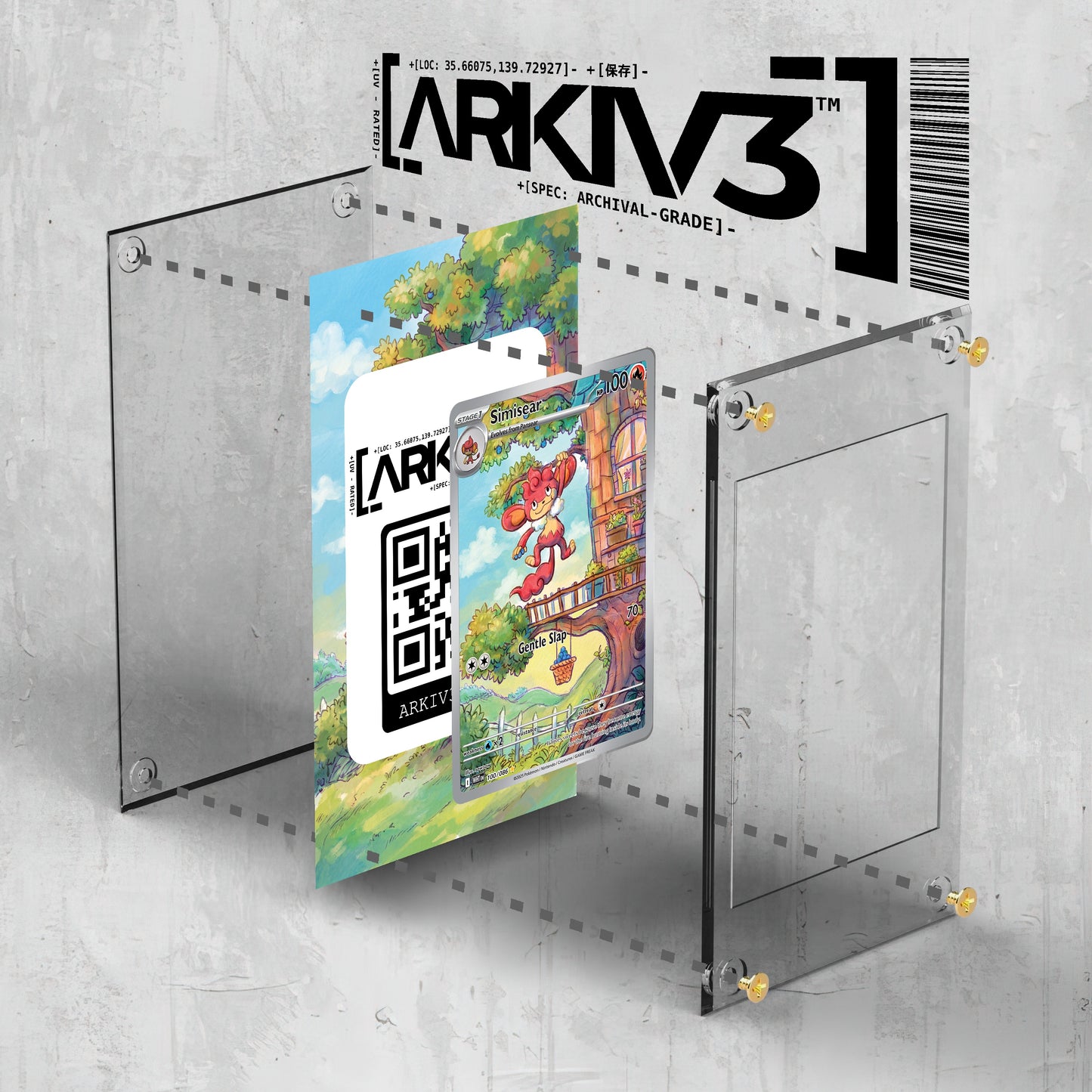 [UNIT: 100/86] // Simisear Extended Art Display Case - Raw