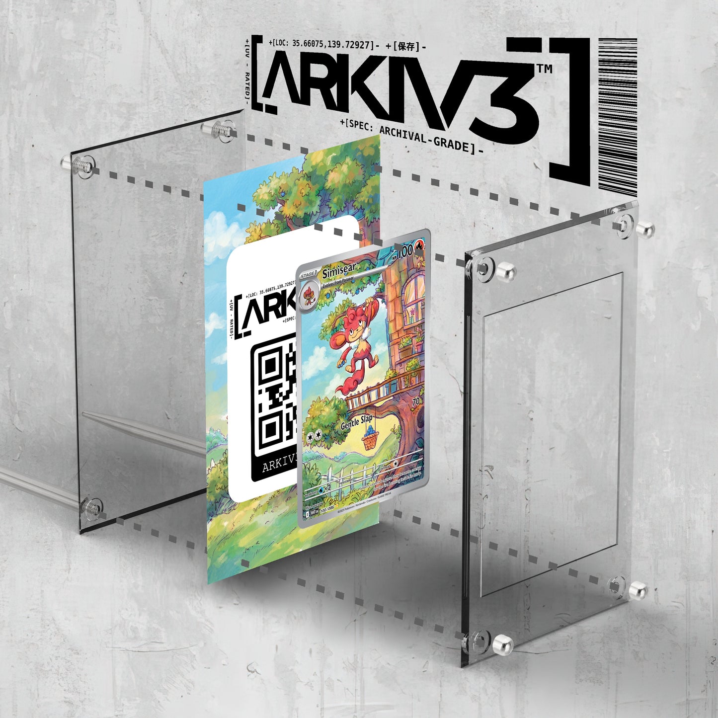 [UNIT: 100/86] // Simisear Extended Art Display Case - Raw
