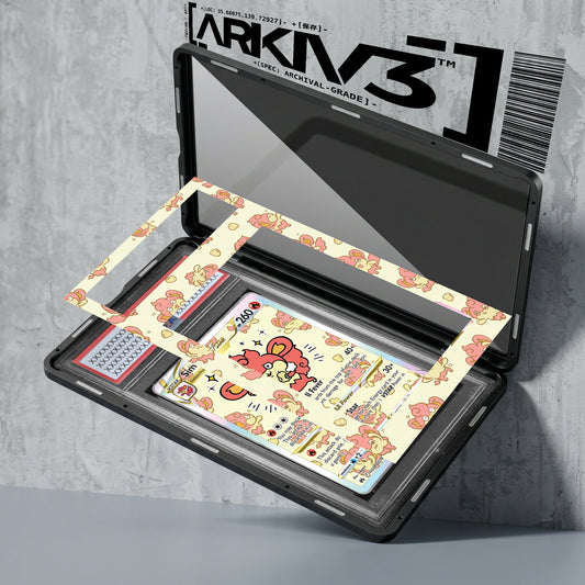 ARKIV3 PSA graded exploded mockup