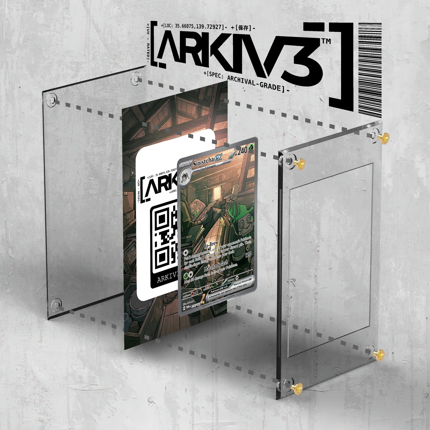 [UNIT: 210/167] // Sinistcha ex Extended Art Display Case - Raw