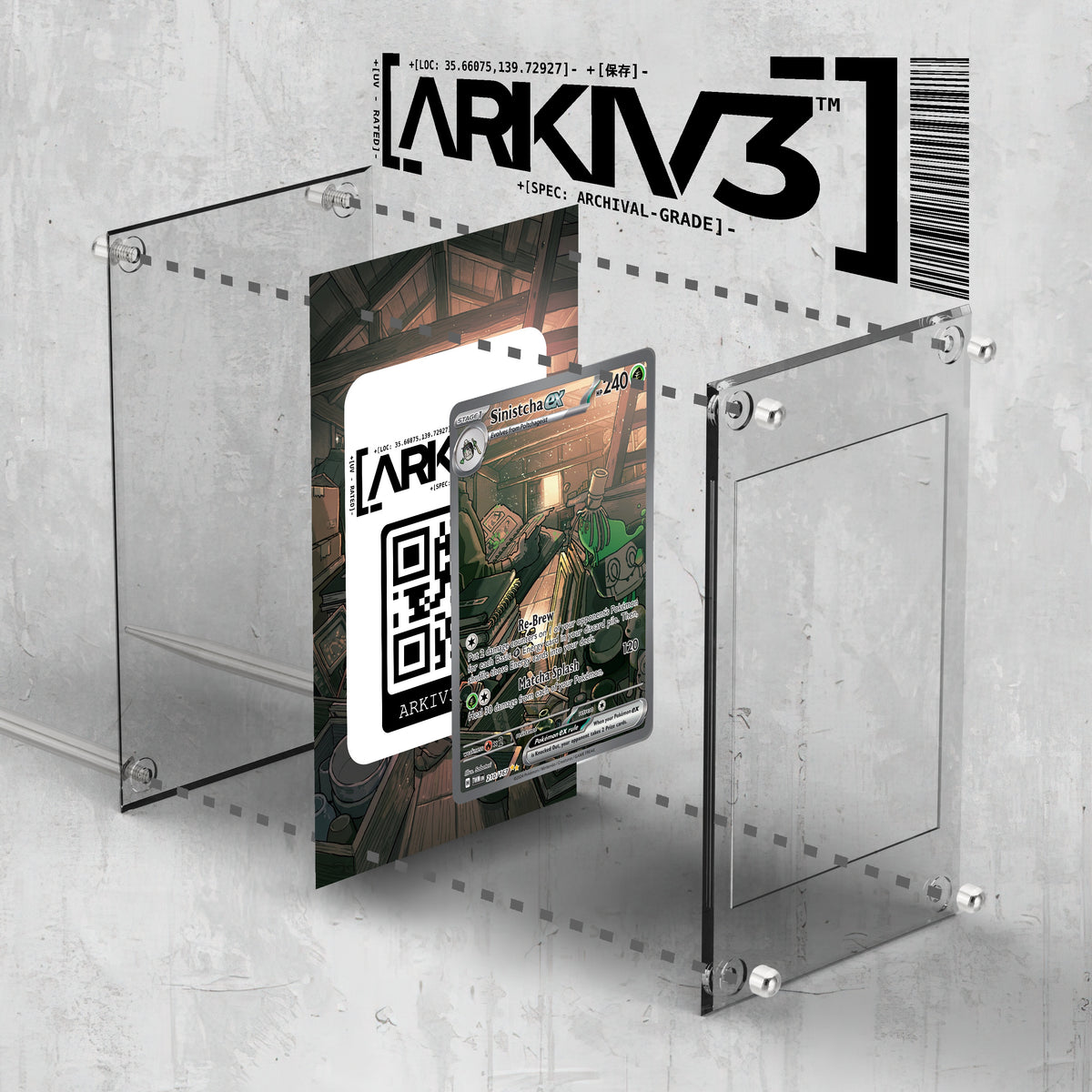 [UNIT: 210/167] // Sinistcha ex Extended Art Display Case - Raw