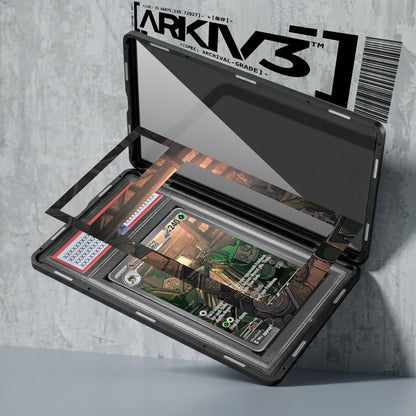 ARKIV3 PSA graded exploded mockup
