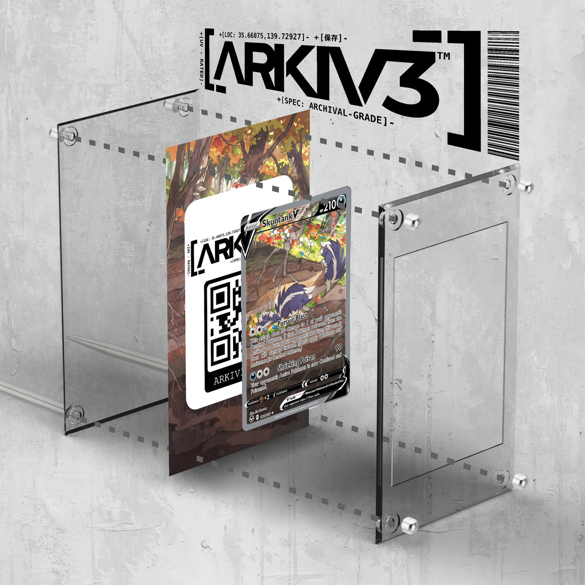[UNIT: 181/195] // Skuntank V Extended Art Display Case - Raw