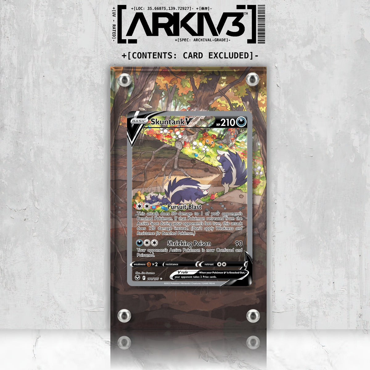 [UNIT: 181/195] // Skuntank V Extended Art Display Case - Raw