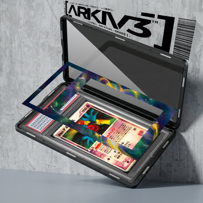 ARKIV3 PSA graded exploded mockup