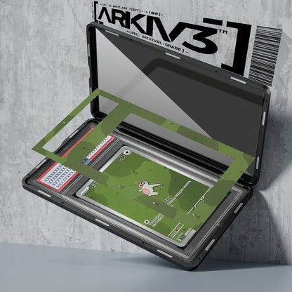 ARKIV3 PSA graded exploded mockup