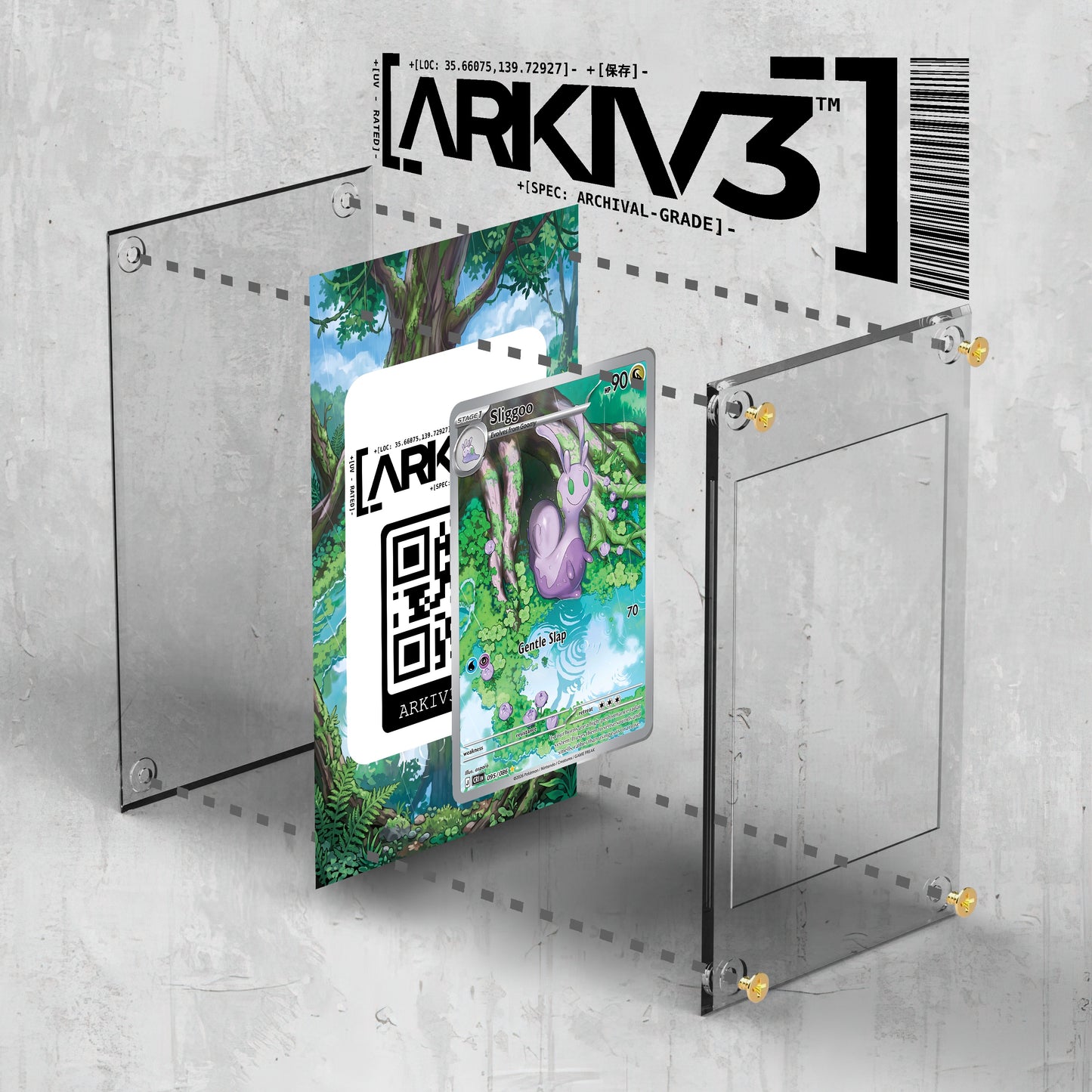 [UNIT: 95/86] // Sliggoo Extended Art Display Case - Raw