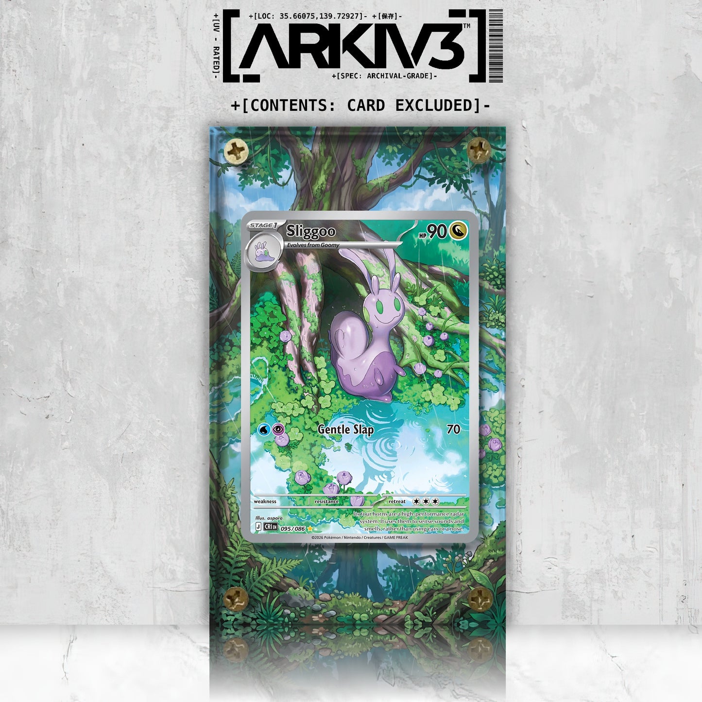 [UNIT: 95/86] // Sliggoo Extended Art Display Case - Raw