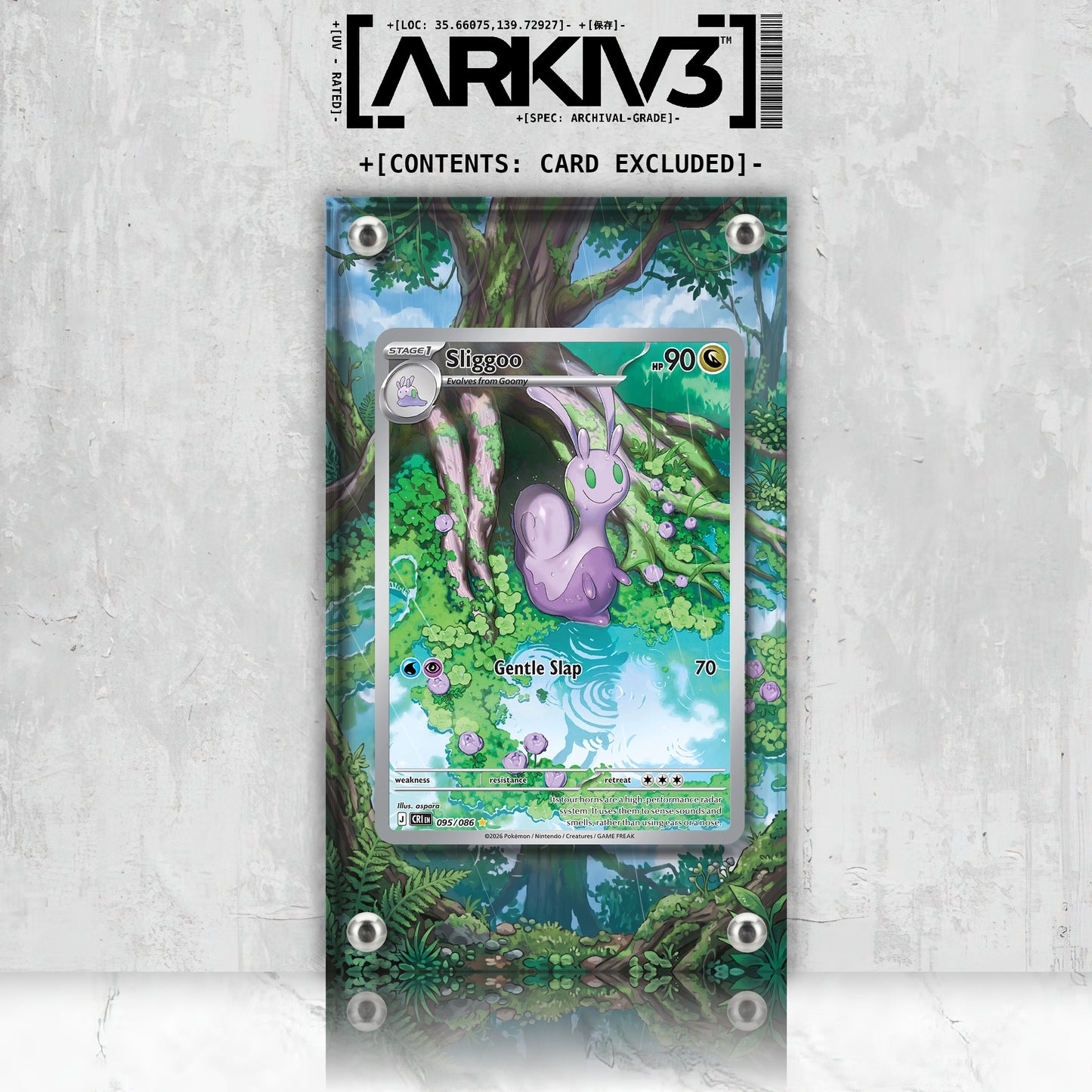 [UNIT: 95/86] // Sliggoo Extended Art Display Case - Raw