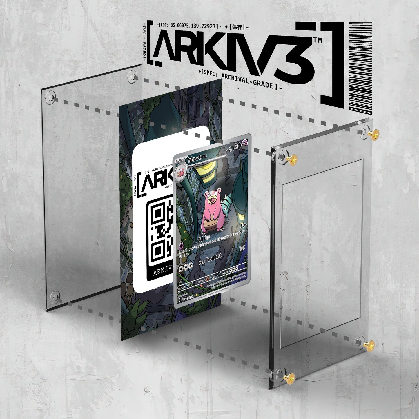 [UNIT: 90/84] // Slowbro Extended Art Display Case - Raw