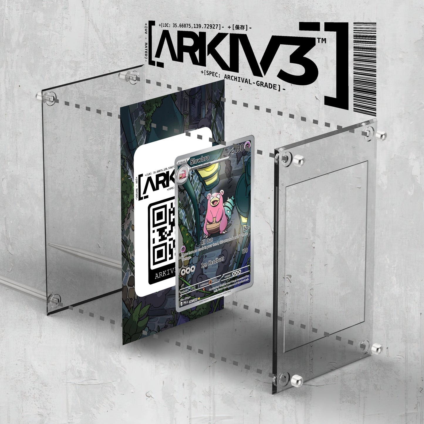 [UNIT: 90/84] // Slowbro Extended Art Display Case - Raw