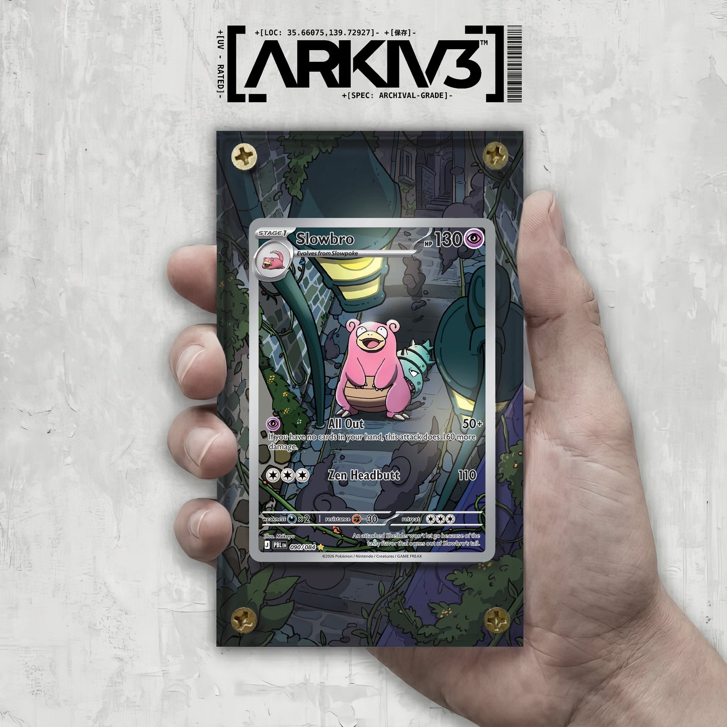 [UNIT: 90/84] // Slowbro Extended Art Display Case - Raw