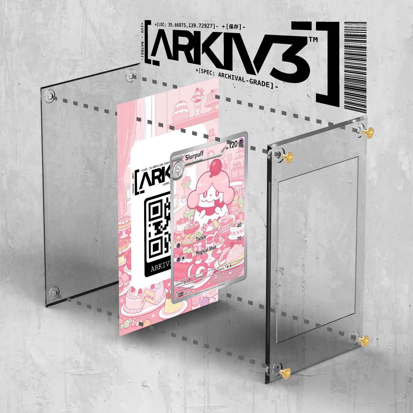 [UNIT: 236/217] // Slurpuff Extended Art Display Case - Raw
