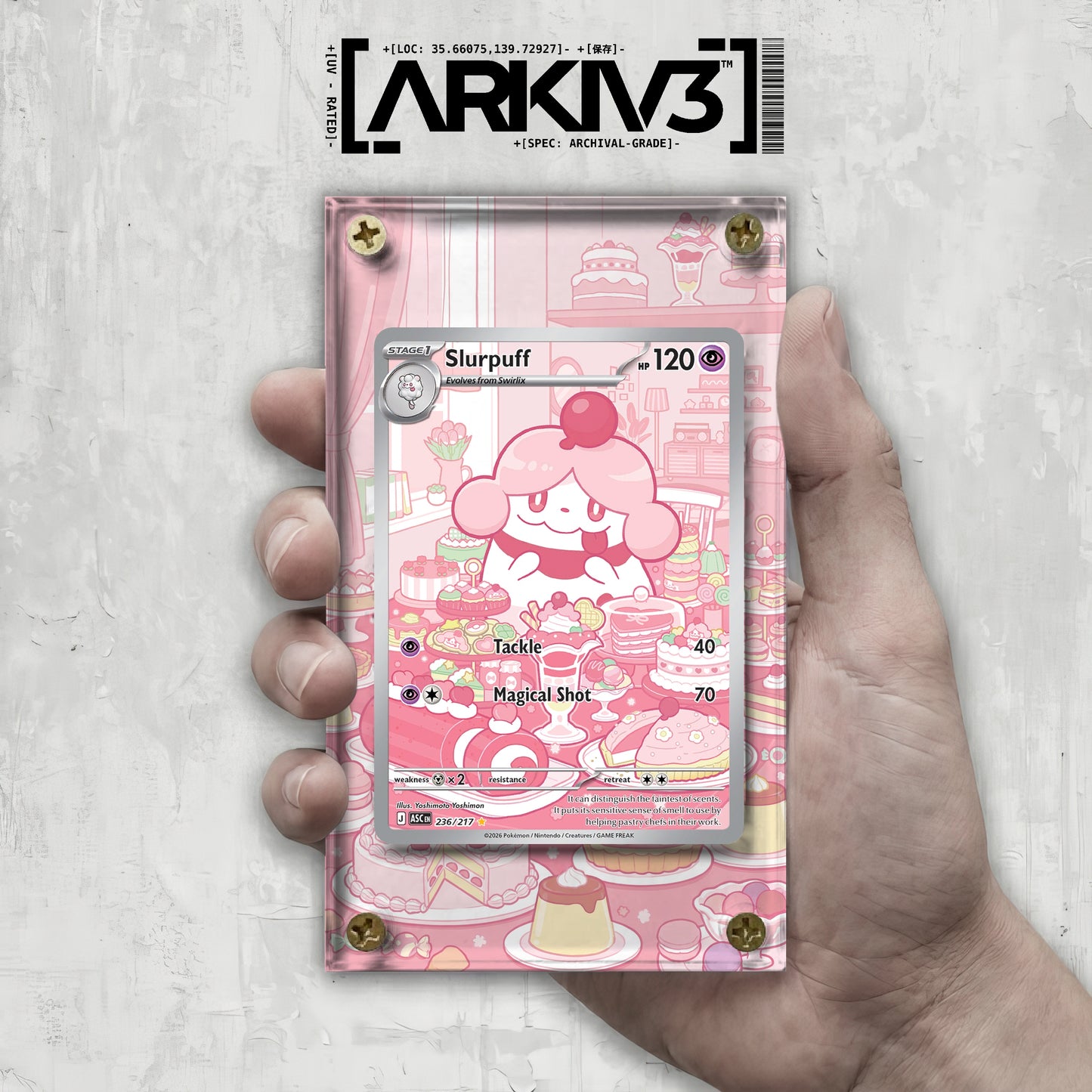 [UNIT: 236/217] // Slurpuff Extended Art Display Case - Raw