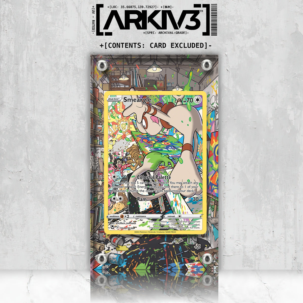 [UNIT: TG10/TG30] // Smeargle Extended Art Display Case - Raw