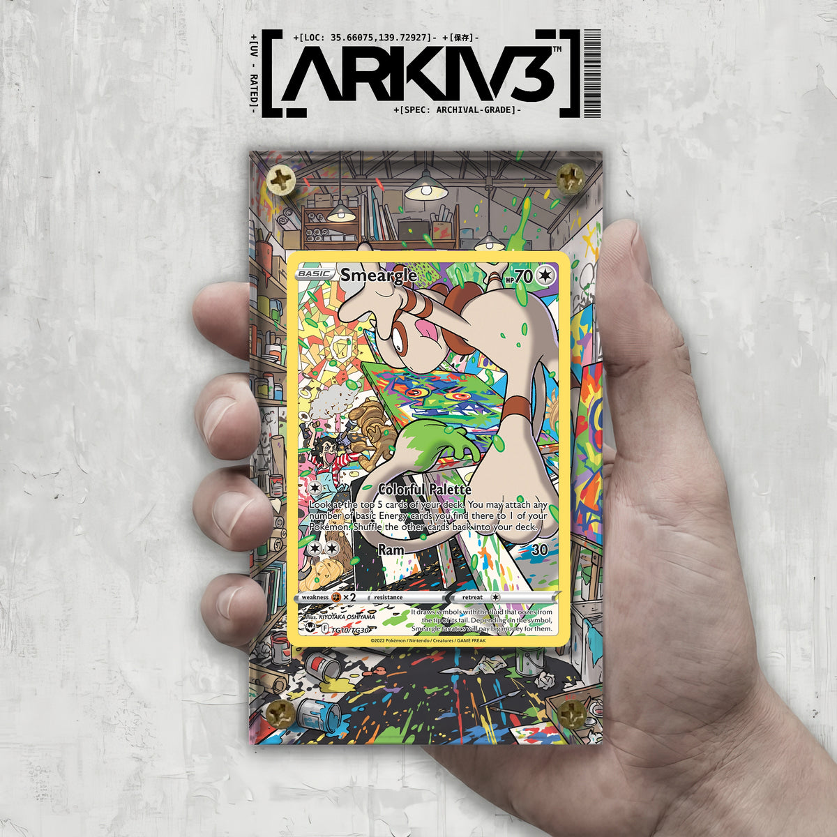 [UNIT: TG10/TG30] // Smeargle Extended Art Display Case - Raw