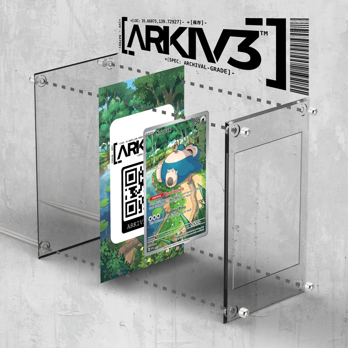 [UNIT: 51] // Snorlax Extended Art Display Case - Raw