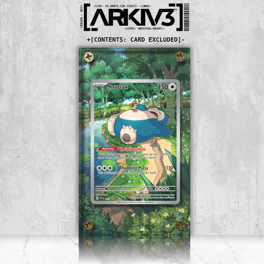 [UNIT: 51] // Snorlax Extended Art Display Case - Raw
