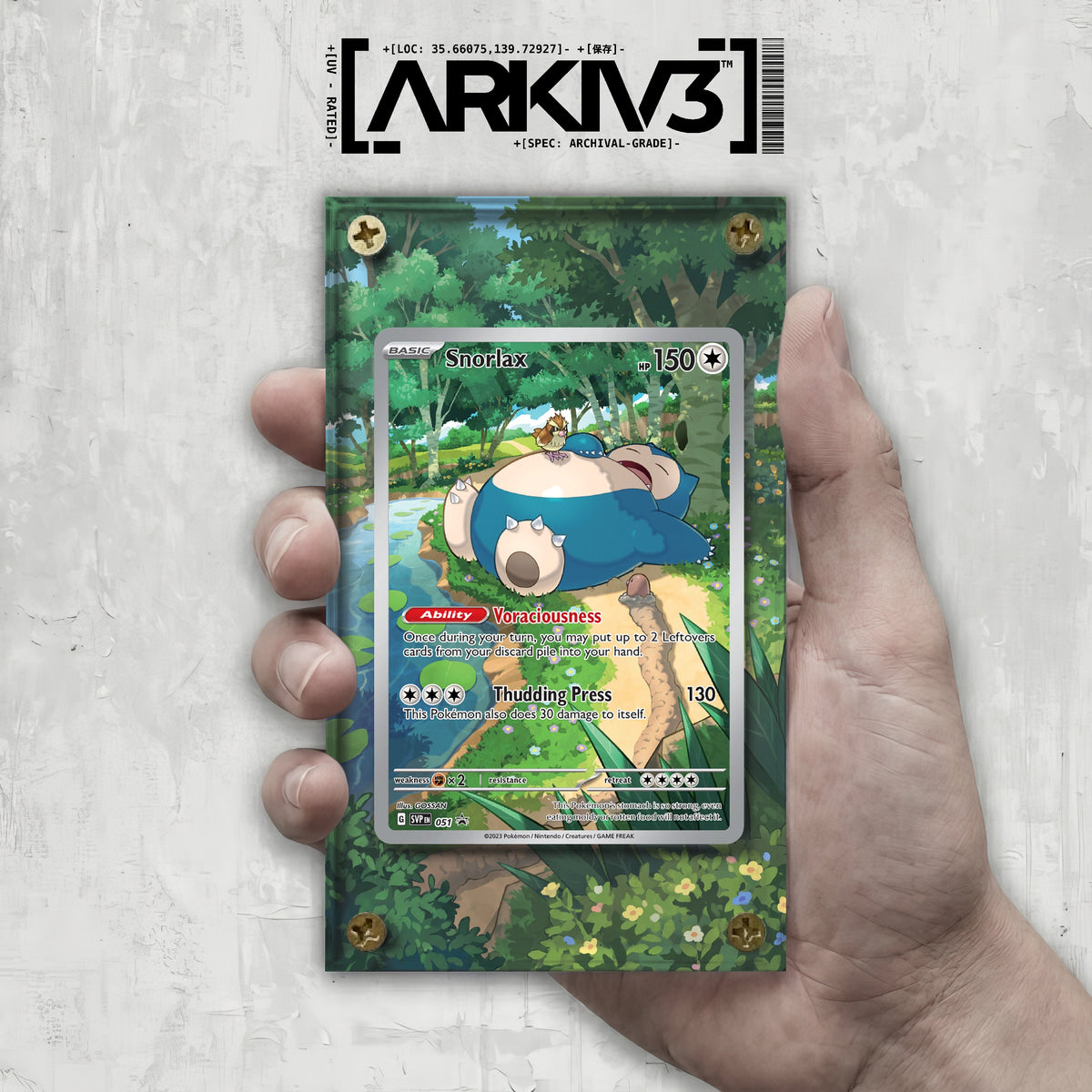 [UNIT: 51] // Snorlax Extended Art Display Case - Raw