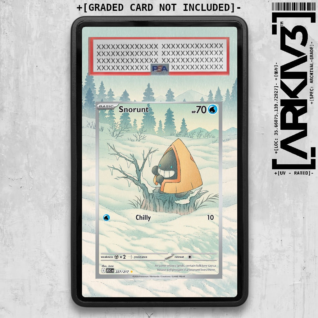 ARKIV3 PSA graded front - Black