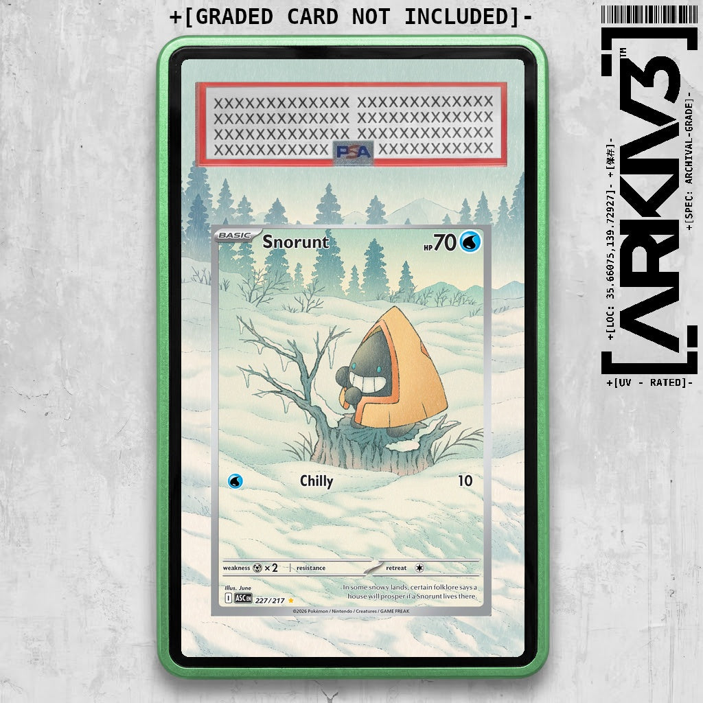 ARKIV3 PSA graded front - Green