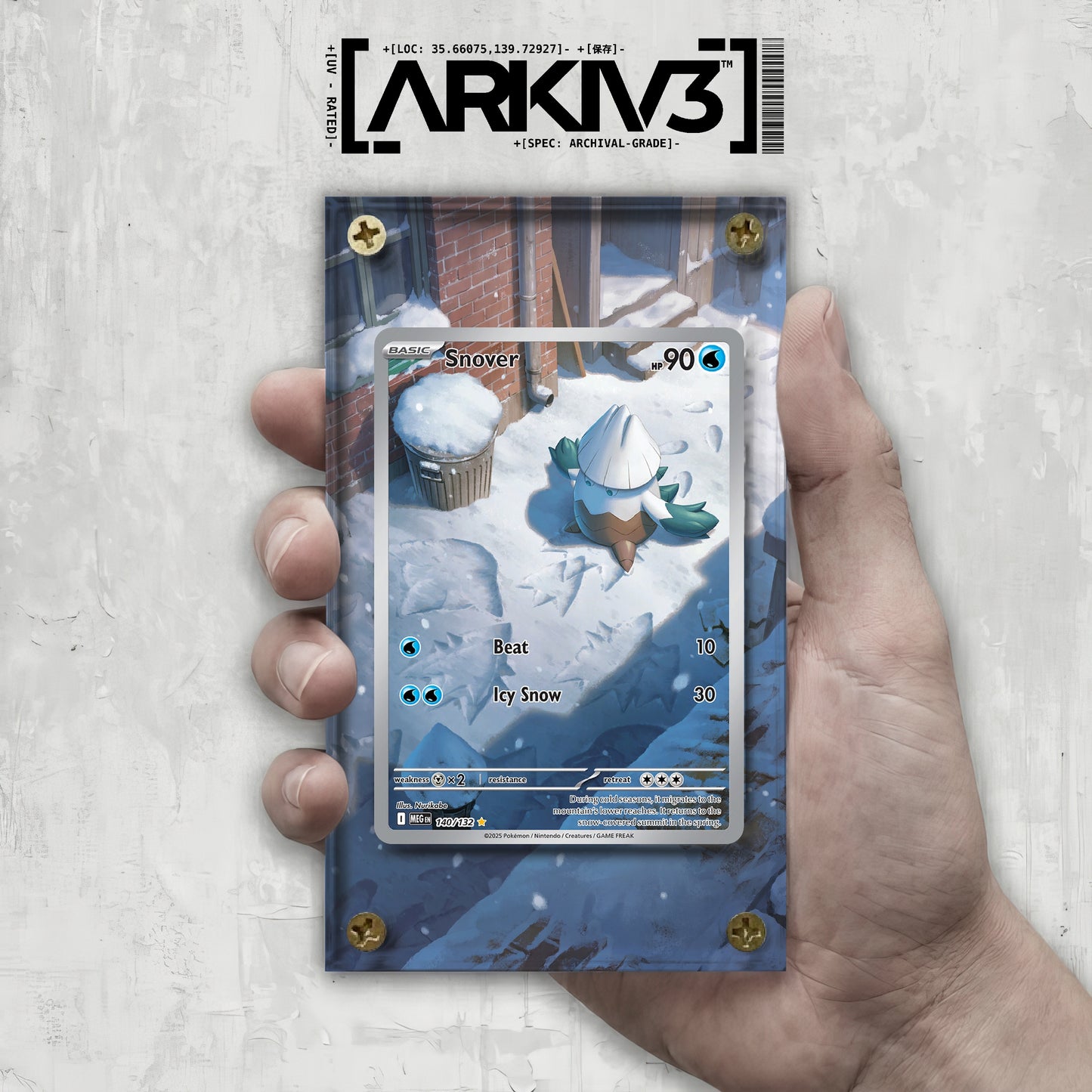 [UNIT: 140/132] // Snover Extended Art Display Case - Raw