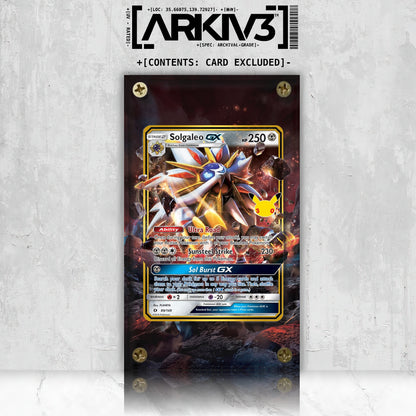 [UNIT: 89/149] // Solgaleo GX Extended Art Display Case - Raw