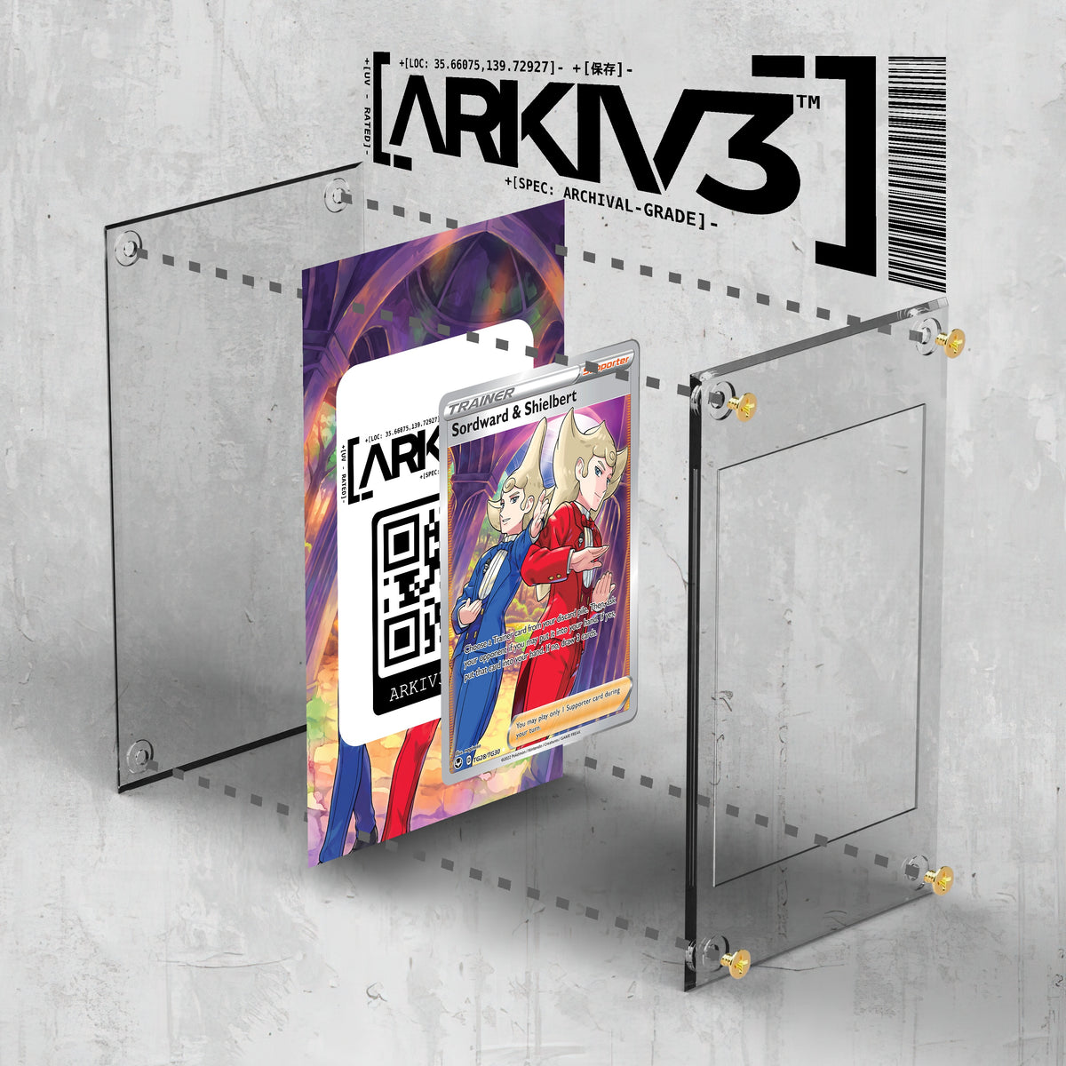 [UNIT: TG28/TG30] // Sordward & Shielbert Extended Art Display Case - Raw