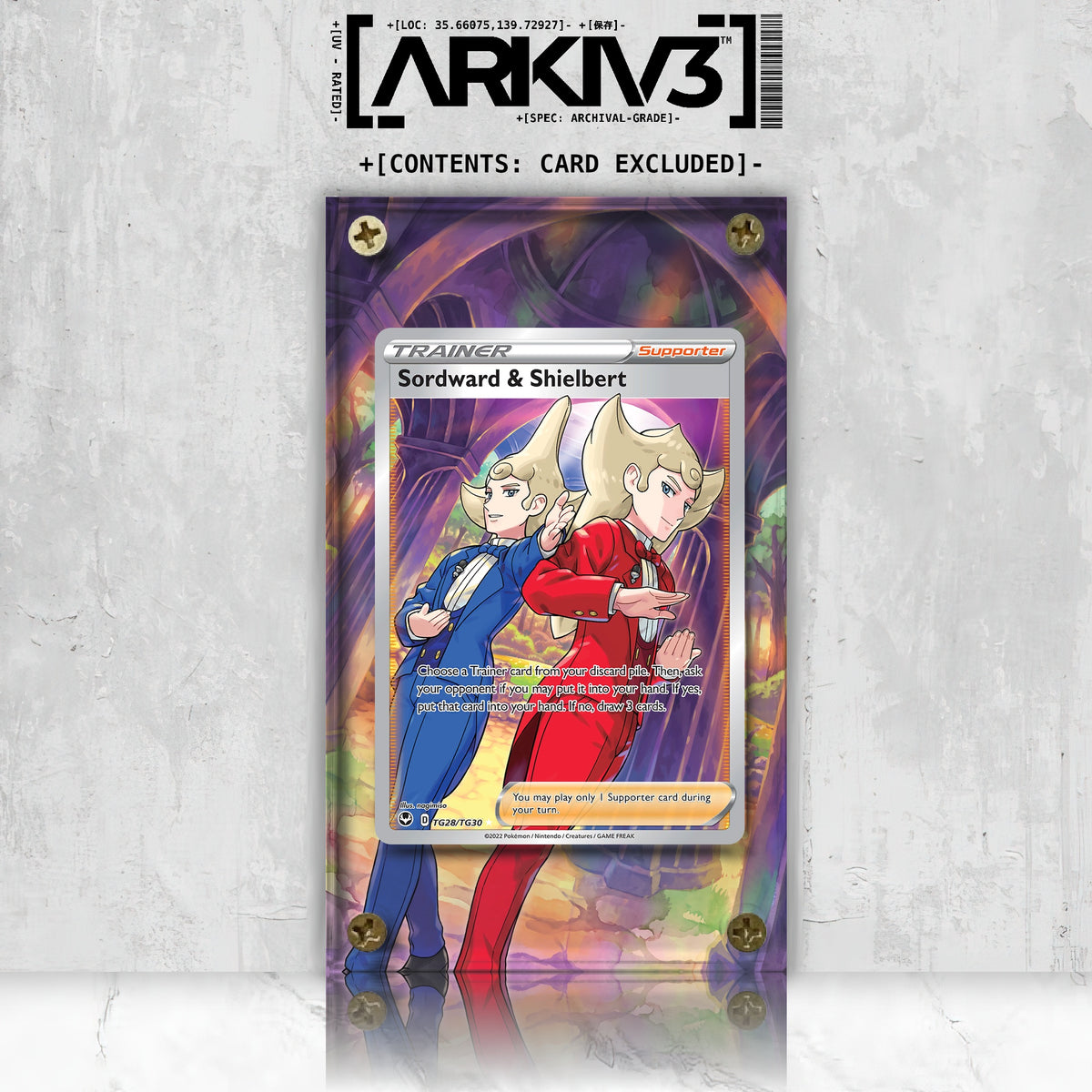 [UNIT: TG28/TG30] // Sordward & Shielbert Extended Art Display Case - Raw